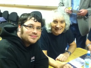 John met Albert Lee at the Centenary Centre in Peel, Isle of Man